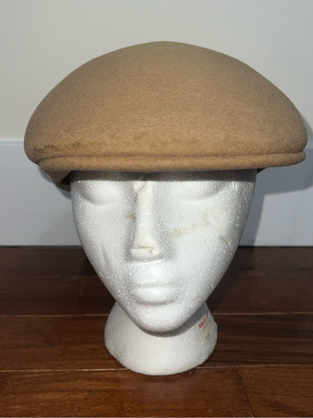 Men's Camel Flat Cap - Classic Wool Blend Newsboy Style